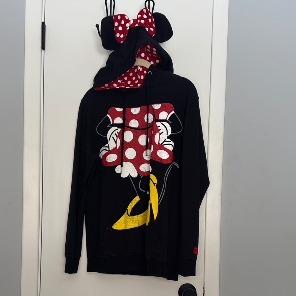 Disney Minnie Mouse Black Hoodie